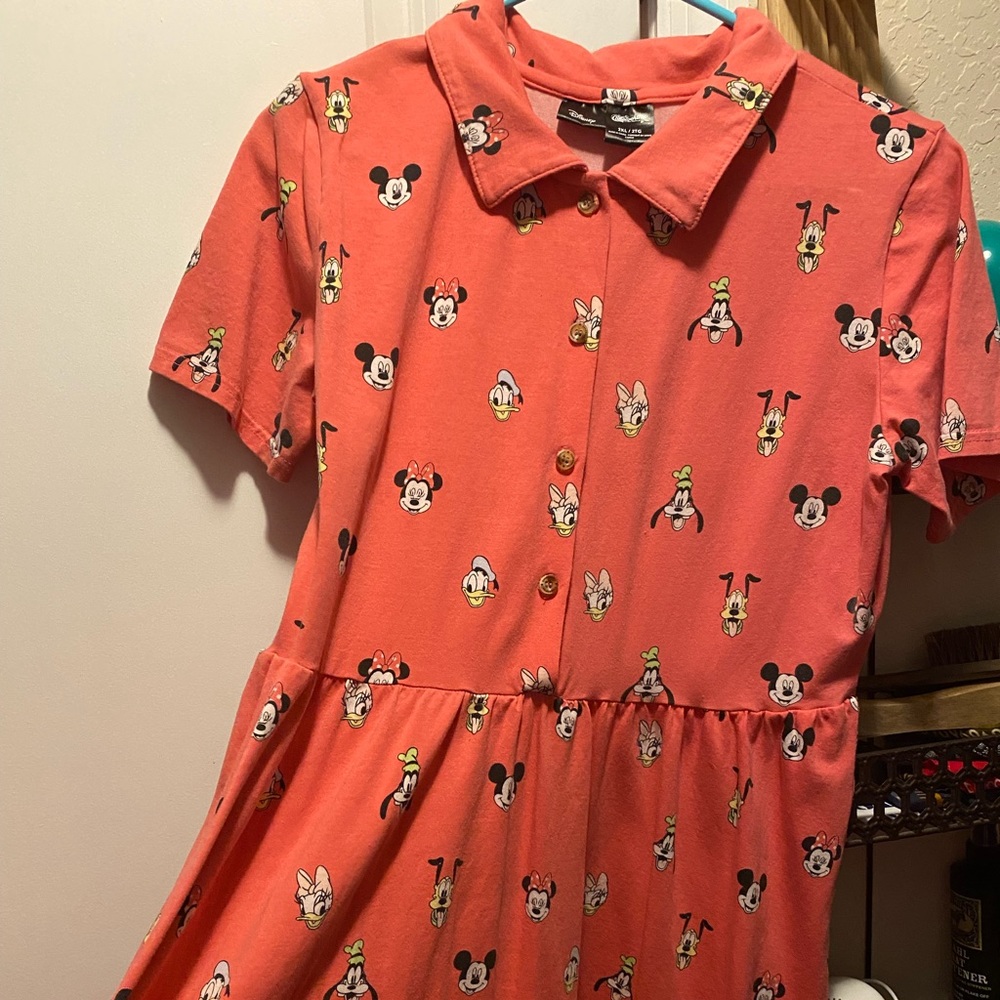 Cakeworthy button up Disney dress, used once